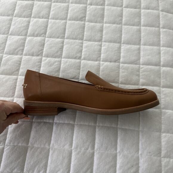EVERLANE Womens Shoe 10 Modern Loafer Leather Camel Classic Preppy Professional - Picture 13 of 15